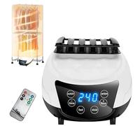 UEXEDO Asciugatrice elettrica portatile,2200W Asciugatrice per biancheria riscaldata con telecomando,Timing a quattro velocità(60/120/180/240min),Asciugatrice Muta per Casa,Lavanderia,Appartamento (B)