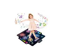 UEXEDO Tappeto da ballo,Tappeto da ballo per ragazza,Tappeto musicale Led con 3 4 5 6 7 8 9 anni,5 modalità,6 frecce luminose e Bluetooth,doppio indicatore luminoso, uso interno/esterno (nero)
