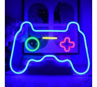 UExnkj-Y Gioco Insegne al Neon,Insegna al Neon LED Lnsegna al Neon da Gioco Decorazione da Parete al Neon Tavolo da Gioco Neon Camera da Letto Area Giochi per Bambini Party Neon Room Decor