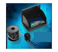 UFAYTSVNR Cercatore di pesci, Fish Finder professionale con schermo IPS HD da 4,3 pollici, telecamera subacquea for la pesca in barca, in mare, sul ghiaccio(30m)