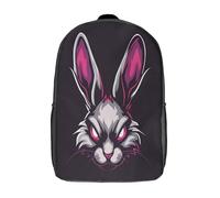 UFAZEHDNS Rabbit Zaino Junior Per Bambini The Zaino, Ragazzo, Bambino, 3D Big Bag Scuola, Zaino Da Viaggio Degli Uomini, Di Lady Anime Laptop Indietro 17inch