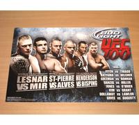 UFC 100 Poster Bud Light Georges St-Pierre Brock Lesnar Frank Mir Dan Henderson