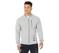 UFC Ultimate Fighting - Giacca sportiva a maniche lunghe, con cerniera, colore: grigio melange 2XL