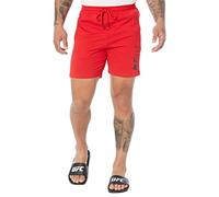 UFC Ultimate Fighting Performance - Pantaloncini in spugna FR, 7", Rosso, XX-Large
