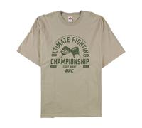 UFC Uomo Ultimate Fighting Championship Grafico T-Shirt, Beige, XXXL