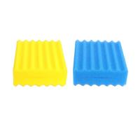 Ufeiwan Spugne filtranti per laghetto per filtri Sunsun CBF, set di spugne filtranti di ricambio compatibili con CBF-200T/350/350B/350C/550 (1 gialla e 1 blu compatibile Cbf-200t)
