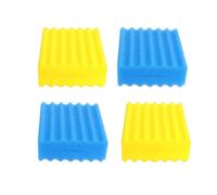 Ufeiwan Spugne filtranti per laghetto per filtri Sunsun CBF, set di spugne filtranti di ricambio compatibili con CBF-200T/350/350B/350C/550 (2 gialle e 2 blu compatibili Cbf-350)