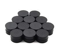 UFelice Piedini invisibili per vasi, antiscivolo, in gomma solida, per interni ed esterni, buona circolazione dell'aria per fiori da giardino, confezione da 24 + cuscinetti adesivi resistenti