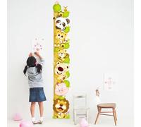ufengke® Cartone Animato Gatto Leone Panda Adesivi Murali con Metri (0-180 Cm), Camera dei Bambini Vivai Adesivi da Parete Removibili/Stickers Murali/Decorazione Murale