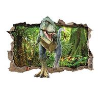 ufengke Dinosaur Forest Wall Stickers 3D Wall Stickers per Camere Casa Rooms