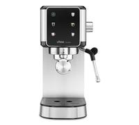 Ufesa Arona Macchina Caffè Espresso 1350W, Pannello Touch a Colori, 20 Bar, Funzione Espresso Cool, Lancia a Vapore Regolabile, Serbatoio Acqua 1L, Portafiltro in Metallo, Design Compatto Caffè Freddo