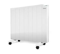 Ufesa EM1500 Radiatore Elettrcio con Potenza 1500W, 7 Elementi, 4 modalità di Funzionamento, Temperatura Regolabile da 5 a 35ºC, Programmazione Giornaliera e Settimanale, Aluminum, Bianco