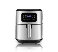 Ufesa Falcon Friggitrice Aria, Air Fryer da 6,5 L, Inox, Tecnologia Air Pulse, 8 Programmi, 1700 W, Digitale, Timer, Temperatura 80ºC - 200ºC, Senza BPA ne PFOA, Cestello e vassoio Antiaderenti