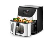 Ufesa Friggitrice ad Aria Swan Elegance 7,5L 2200W con Schermo Digitale Interattivo 4,3", App Intelligente, 10 Programmi, Finestra con Luce Interna e Tecnologia Air Pulse Ultra 360ºC con Doppia Resist