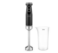 Ufesa Frullatore a immersione Mars 1200W, controllo della velocità variabile, funzione Turbo, 4 lame ad alta efficienza, piede smontabile, inox, design ergonomico, antispruzzo, bicchiere graduato
