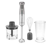 Ufesa Frullatore a Immersione Neptune Max Go, Ricaricabile, Batteria 2000 mAh, 5 Velocità, USB-C, 4 Lame, Tritatutto 500 ml, Bicchiere Graduato 700 ml, Frusta Emulsionante