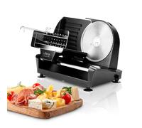 Ufesa Katana Pro Affettatrice Elettrica da 200W di Potenza con Lama Estraibile in Acciaio Inox, Diametro di 19mm, Regolatore di Spessore da 0 a 20mm, Pulsante di Sicurezza, Piedi Antiscivolo