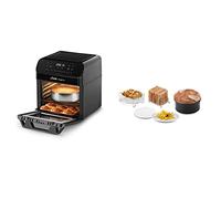Ufesa Magister Friggitrice ad Aria Senza Olio, 12 Programmi Predefiniti, Schermo Digitale Tattile, 6 Accessori Inclusi, 12 L, 1850 W + Ufesa Pack 4 Accessori per Friggitrice ad Aria senza Olio