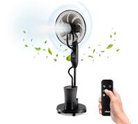 Ufesa Mist Fan VNDC Ventilatore Nebulizzatore, Ultra Silenzioso, Telecomando, 3 Modalità, Timer, 9 Velocità, Diametro 40 cm, 8 Pale, 60W