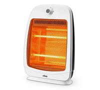 Ufesa Rigel - Chauffage à quartz 800 W, 2 niveaux de puissance, 2 tubes à quartz, système de sécurité et fonctionnement silencieux, chauffage basse consommation, blanc