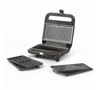 Ufesa Robson 3 in 1 Sandwich Maker Piastre intercambiabili 850W Antiaderente