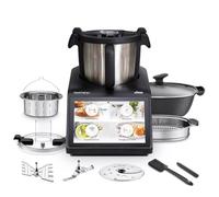 Ufesa TotalChef RK10 Robot da Cucina Multifunzion Intelligente, Schermo Touch 10″, 30 Funzioni, WIFI, Brocca 4,5 L con Manico,Ricette Interattive, Bilancia Integrata, 15 Programmi, Accessori Inclusi