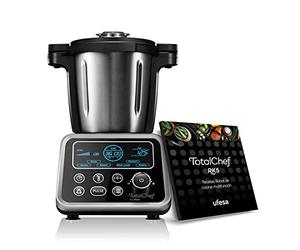 Ufesa Totalchef - Robot da cucina con più programmi per cucinare, 1700 W di potenza, display LCD, include ricettario e bilancia integrata, brocca da 3,5 l