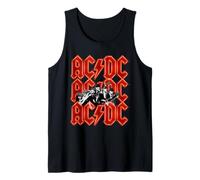 Ufficiale AC/DC Angus And Brian Red Lightning Logo Rock Band Canotta