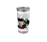 Ufficiale AC/DC Angus Problem Child Graphic Rock and Roll Bicchiere termico in acciaio inox doppia parete