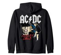 Ufficiale AC/DC Angus Problem Child Graphic Rock And Roll Felpa con Cappuccio