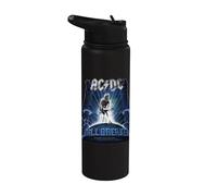 Ufficiale AC/DC Ball Breaker Stage Lightning Iconic Rock Stainless Steel Insulated Water Bottle