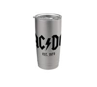Ufficiale AC/DC Band Logo Est 1973 Bicchiere termico in acciaio inox doppia parete