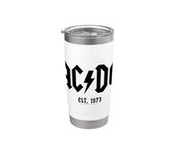 Ufficiale AC/DC Band Logo Est 1973 Bicchiere termico in acciaio inox doppia parete