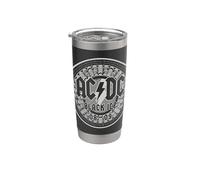 Ufficiale AC/DC Black Ice Circle Tour Locations Bicchiere termico in acciaio inox doppia parete