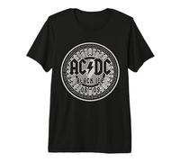 Ufficiale AC/DC Black Ice Circle Tour Locations Maglietta Premium