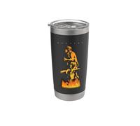 Ufficiale AC/DC Bonfire Legendary design Bicchiere termico in acciaio inox doppia parete