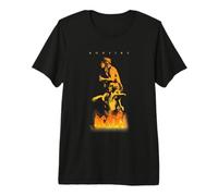 Ufficiale AC/DC Bonfire Legendary Design Maglietta Premium
