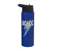 Ufficiale AC/DC Double Lightning Bolt Stainless Steel Insulated Water Bottle