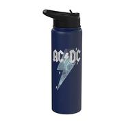 Ufficiale AC/DC Double Lightning Bolt Stainless Steel Insulated Water Bottle