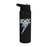 Ufficiale AC/DC Double Lightning Bolt Stainless Steel Insulated Water Bottle
