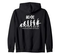 Ufficiale AC/DC Evolution of Rock Artwork ACDC Rock Felpa con Cappuccio