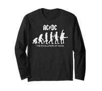 Ufficiale AC/DC Evolution of Rock Artwork ACDC Rock Maglia a Manica
