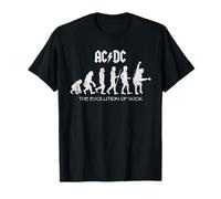 Ufficiale AC/DC Evolution of Rock Artwork ACDC Rock Maglietta