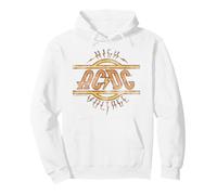 Ufficiale AC/DC High Voltage Bianco Felpa con Cappuccio