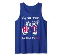 Ufficiale AC/DC I'm On The Highway To Hell Musica Rock Fan Canotta, Uomo, Blu Reale, M