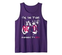 Ufficiale AC/DC I'm On The Highway To Hell Musica Rock Fan Canotta, Uomo, Viola, L