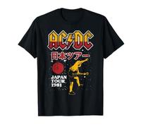 Ufficiale AC/DC Japan Tour 1981 ACDC Rock Maglietta
