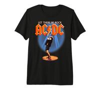 Ufficiale AC/DC Let There be Rock World Tour Two Sided Maglietta Premium