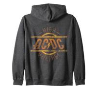 Ufficiale AC/DC Logo High Voltage Vintage Band Felpa con Cappuccio