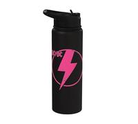 Ufficiale AC/DC Pink Distressed Logo ACDC Stainless Steel Insulated Water Bottle